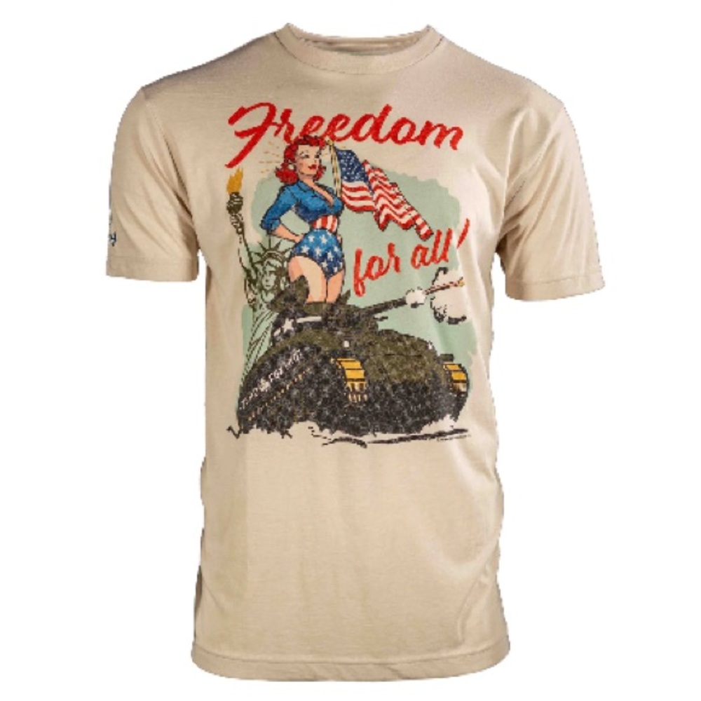 Zero Foxtrot Women’s Freedom For All Tee EUC